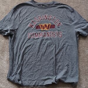 NFL Washington Commanders Gray Tee